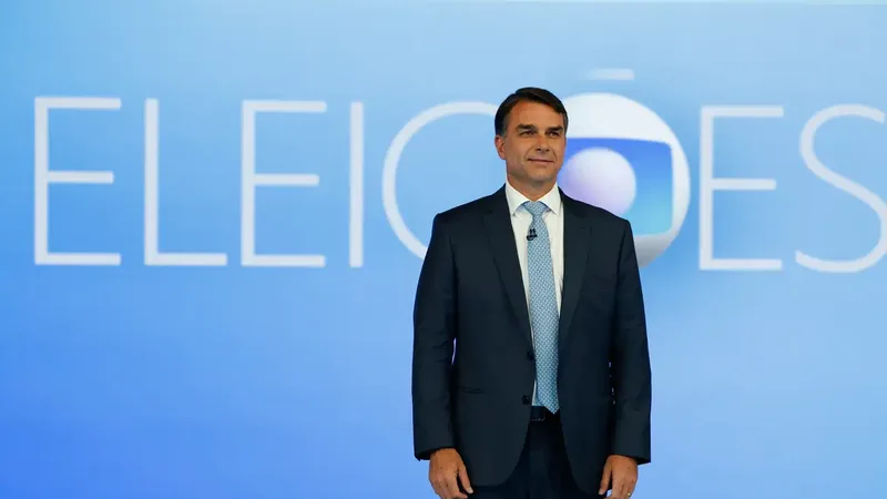 Rio de Janeiro (RJ), 23/10/2026 – O candidato à Presidência da República Flávio Bolsonaro (PL) participa de debate transmitido pela TV Globo no segundo turno das eleições