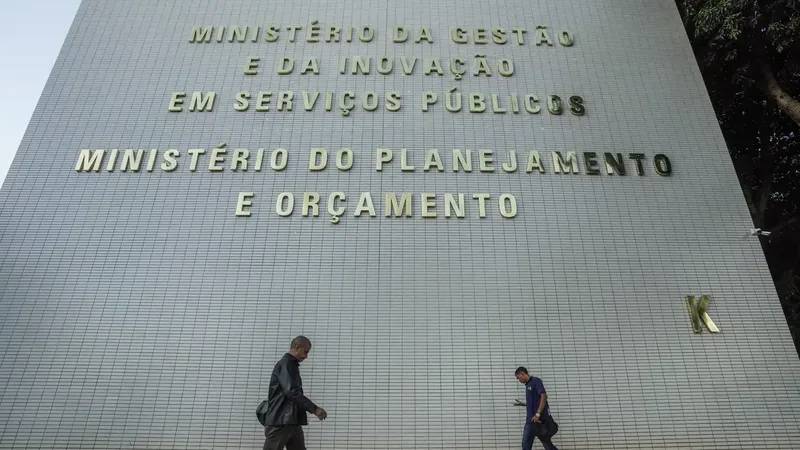 Brasília (DF), 15/04/2024, Fachada do prédio do Ministério do Planejamento e Orçamento (MPO), na Esplanada dos Ministérios