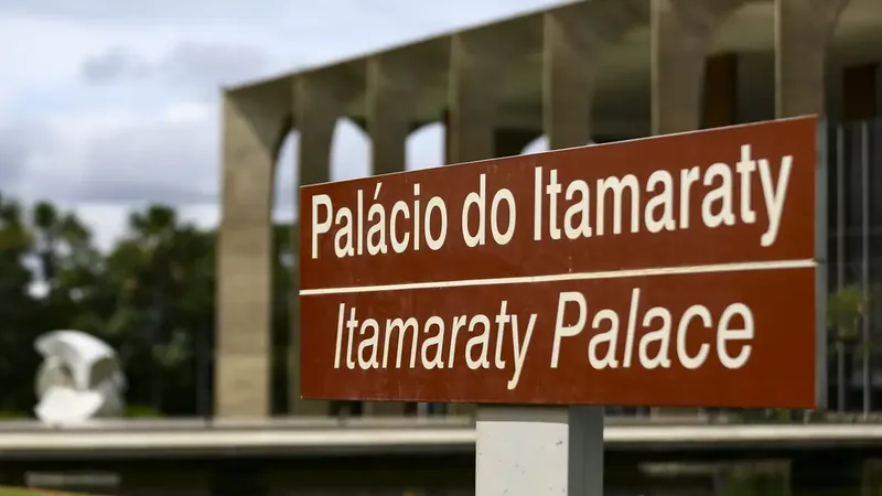 Brasília (DF), 10/04/2023 - Fachada do ministério de Relações Exteriores