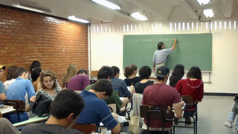 Foto de arquivo: Sala de aula, cursinho