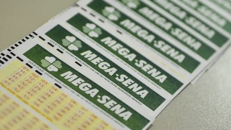 Bilhetes de aposta da mega-sena