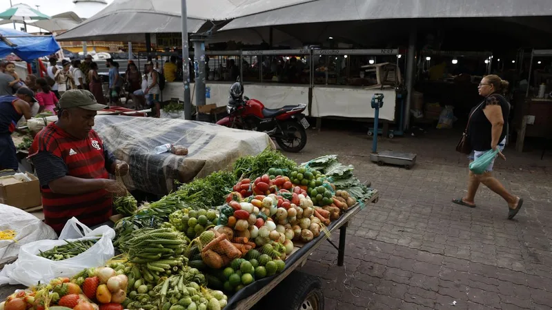 Belém (PA) 14/12/2024 – O mercado Ver-o-Peso, em Campina