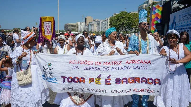 Rio de Janeiro (RJ), 17/09/2023 – Praia de Copacabana recebe a 16ª Caminhada em Defesa da Liberdade Religiosa