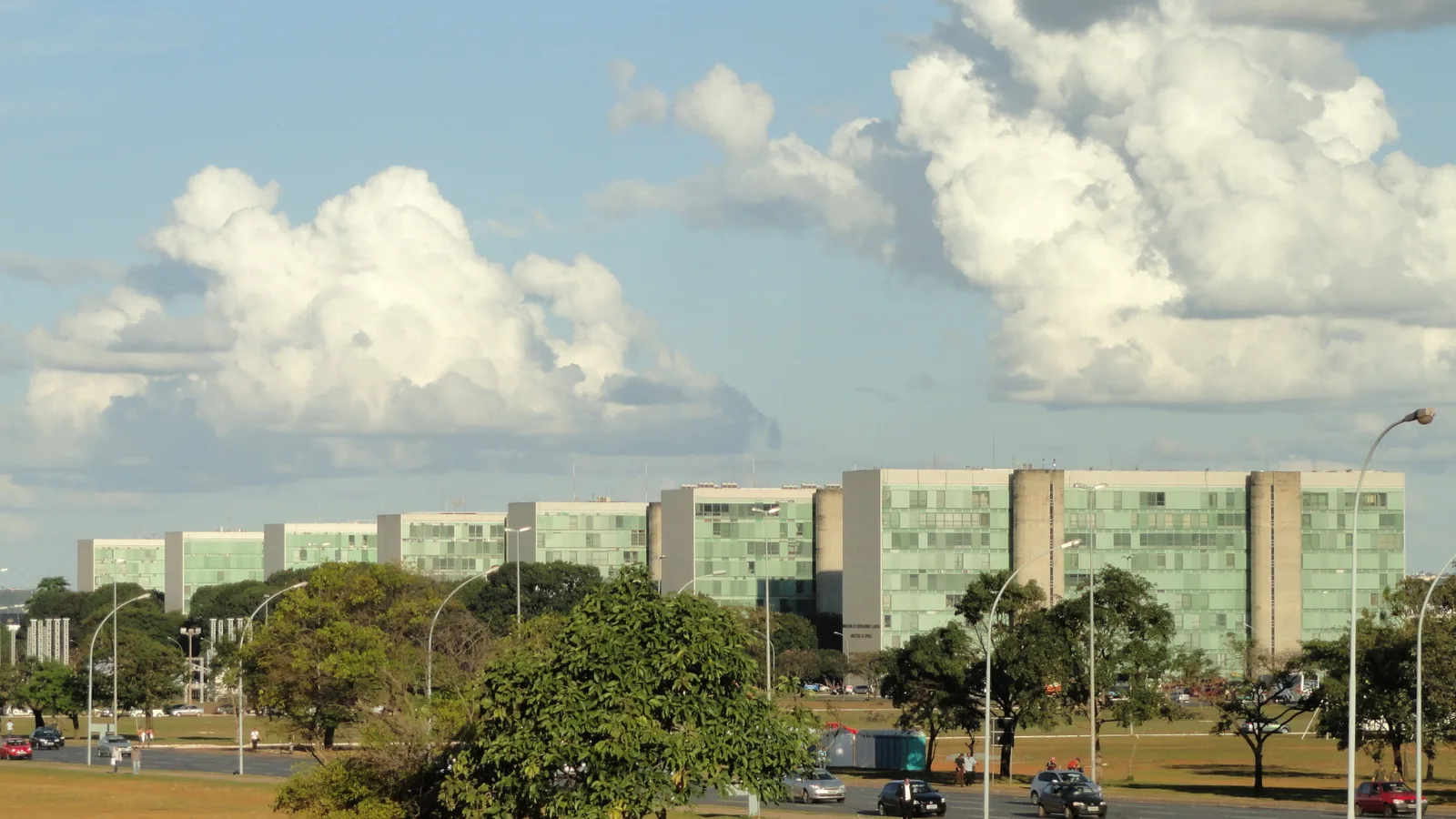 Vista da Esplanada dos Ministérios
