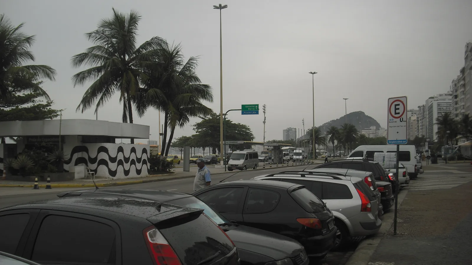 Avenida Atlântica, em Copacabana
