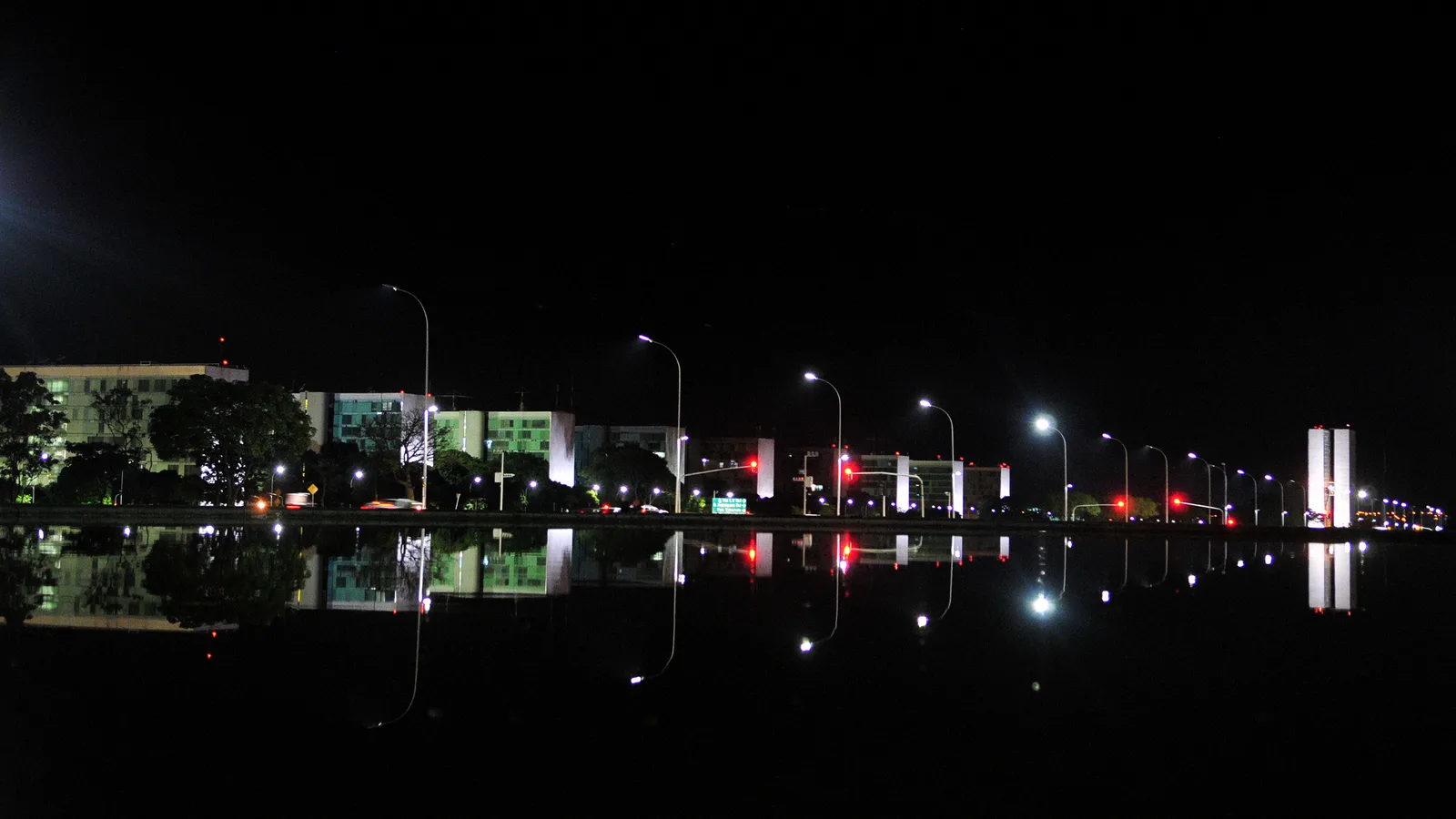 Vista da Esplanada dos Ministérios