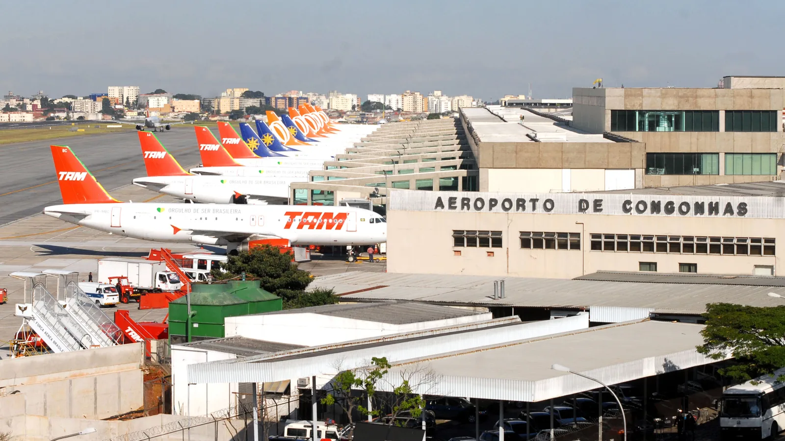 Vista do Aeroporto de Congonhas