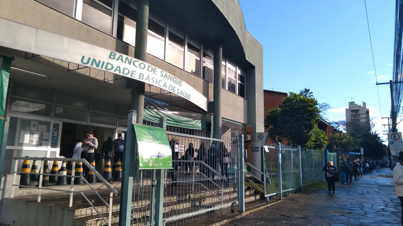 Fachada de Unidade Básica de Saúde