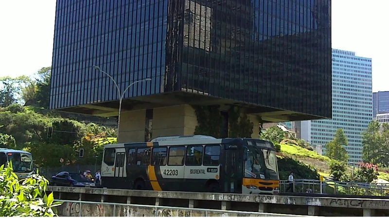 Fachada da sede do BNDES