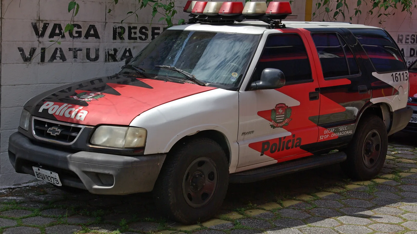 Viatura da Polícia Civil de São Paulo