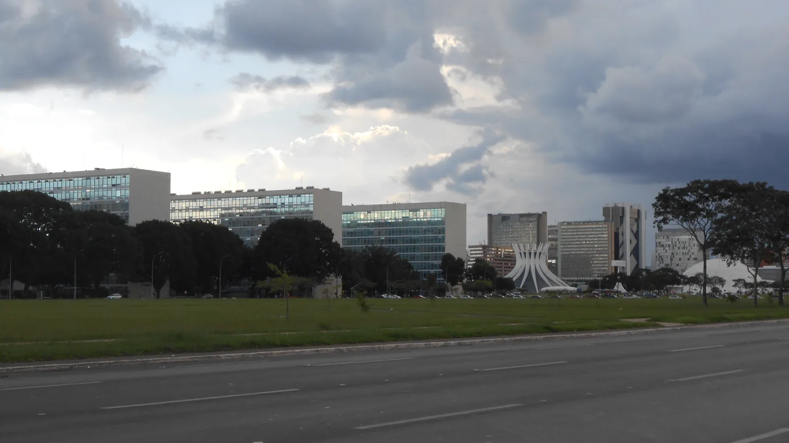 Vista da Esplanada dos Ministérios