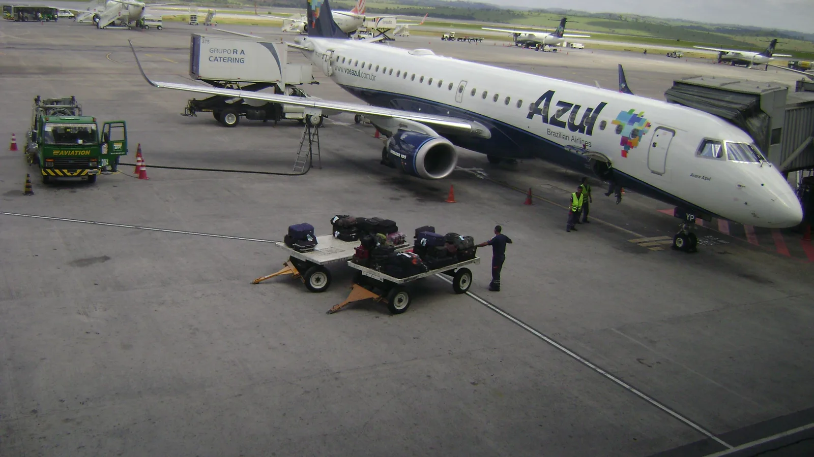 Avião da Azul Linhas Aéreas em voo