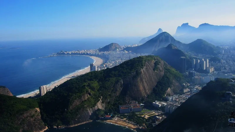Orla de Copacabana, no Rio de Janeiro