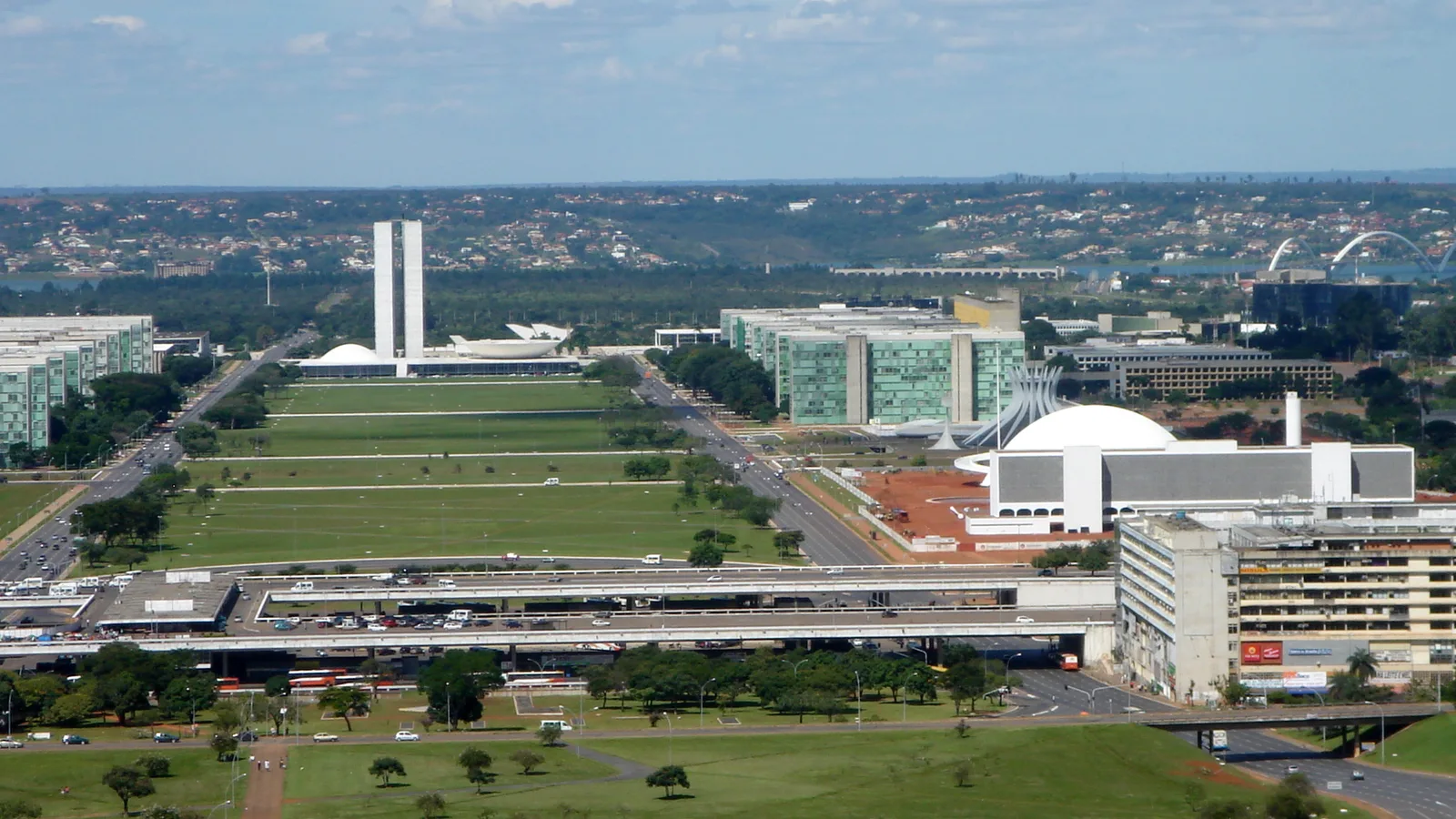 Vista da Esplanada dos Ministérios