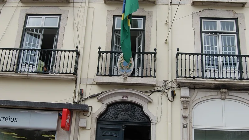 Fachada do Consulado-Geral do Brasil em Lisboa