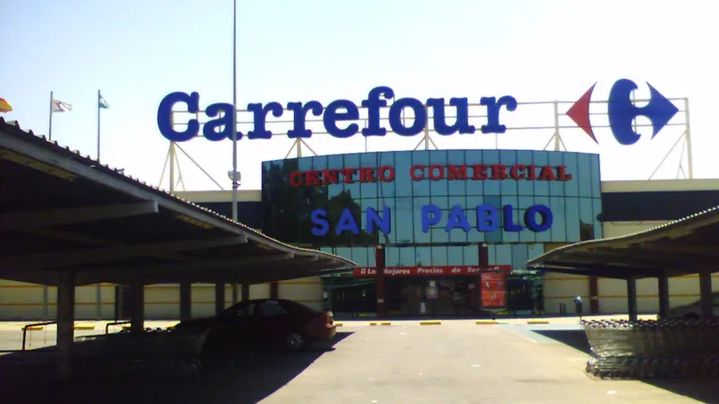 Fachada de loja do Carrefour