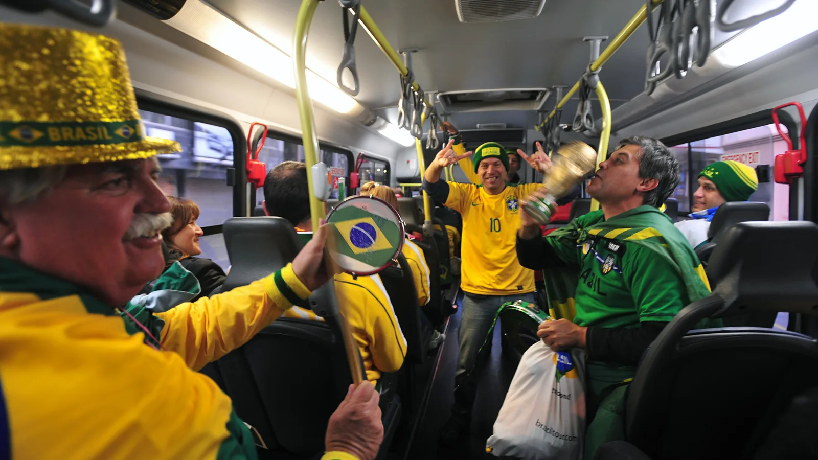 Ônibus urbano em São Paulo
