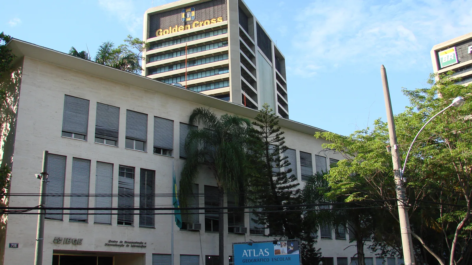 Fachada da sede do IBGE
