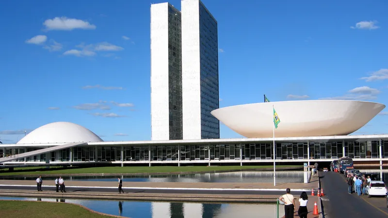 Prédio do Congresso Nacional, em Brasília