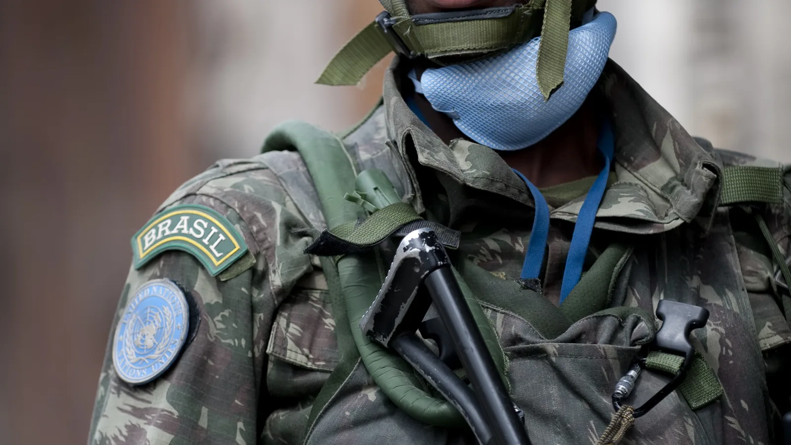 Armas de fogo expostas