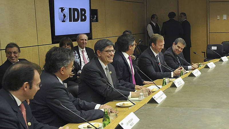 Fachada da sede do Banco Interamericano de Desenvolvimento