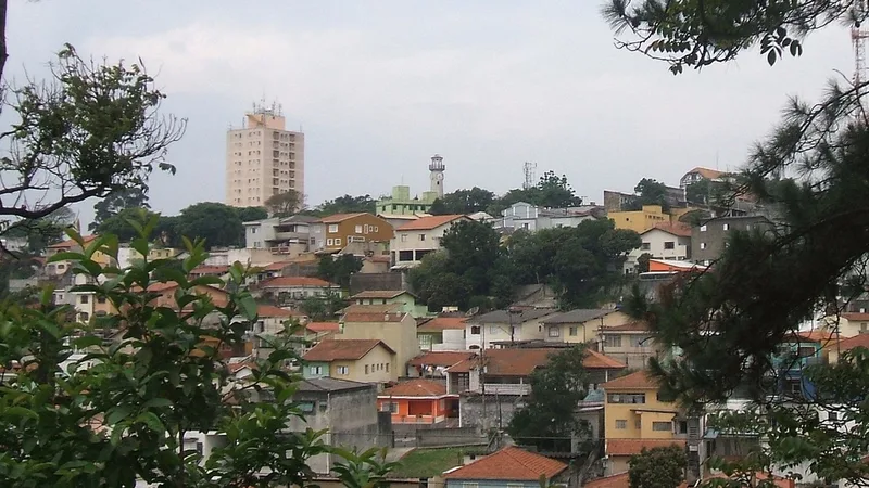 Vista do bairro do Jaguaré, em São Paulo