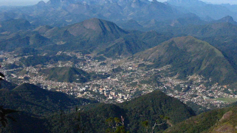 Vista da cidade de Teresópolis