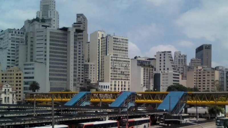 Ônibus urbano em São Paulo