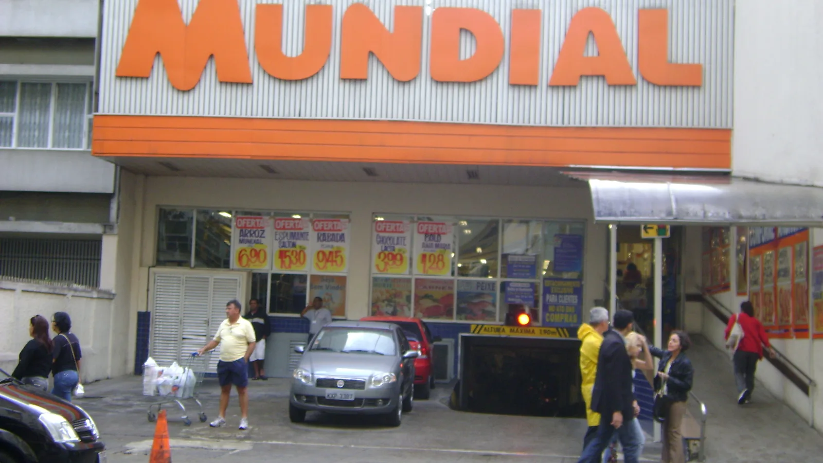 Fachada de supermercado