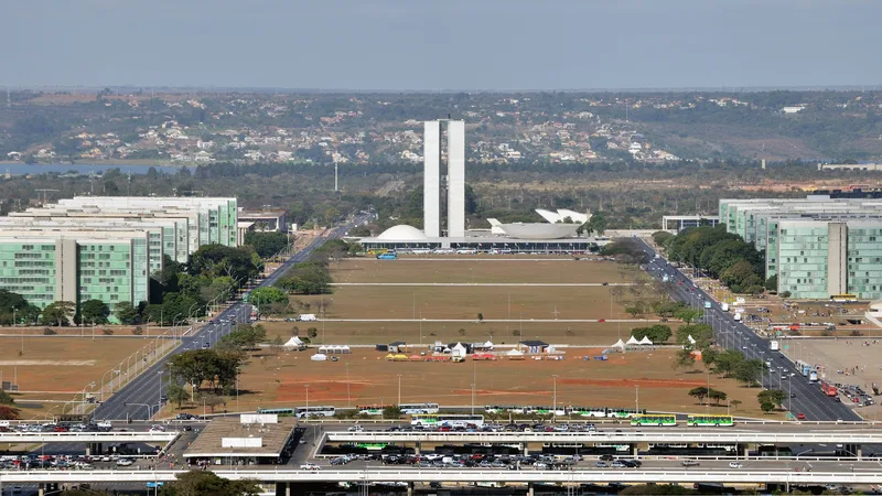 Prédio do Congresso Nacional, em Brasília