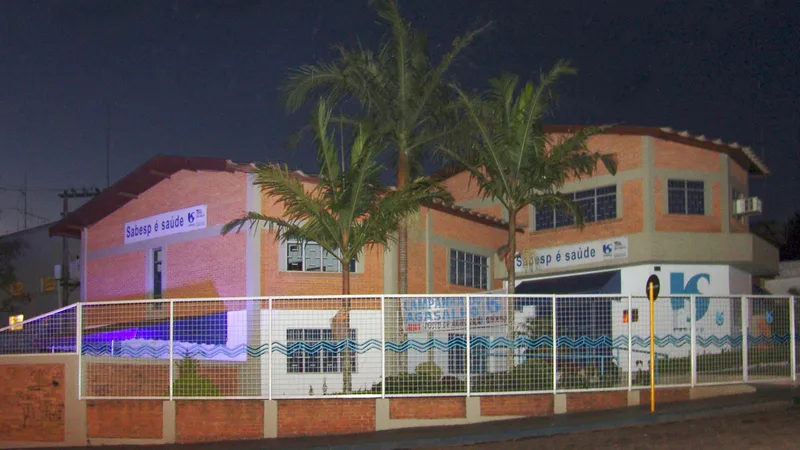 Fachada de prédio da Sabesp em São Paulo