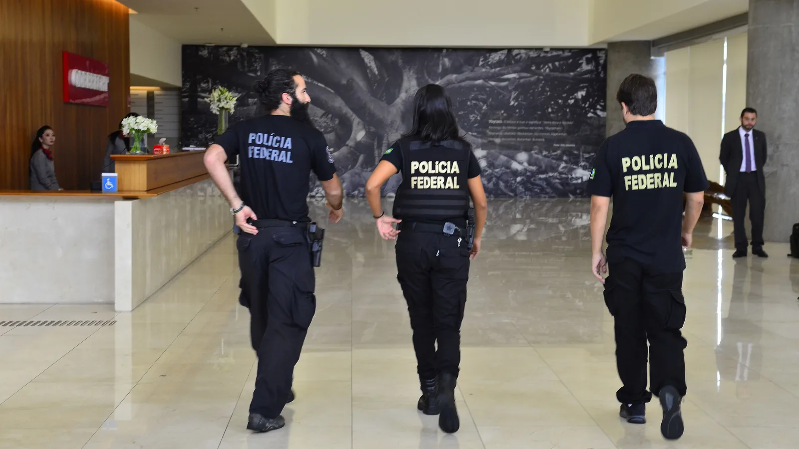 Viatura da Polícia Federal brasileira