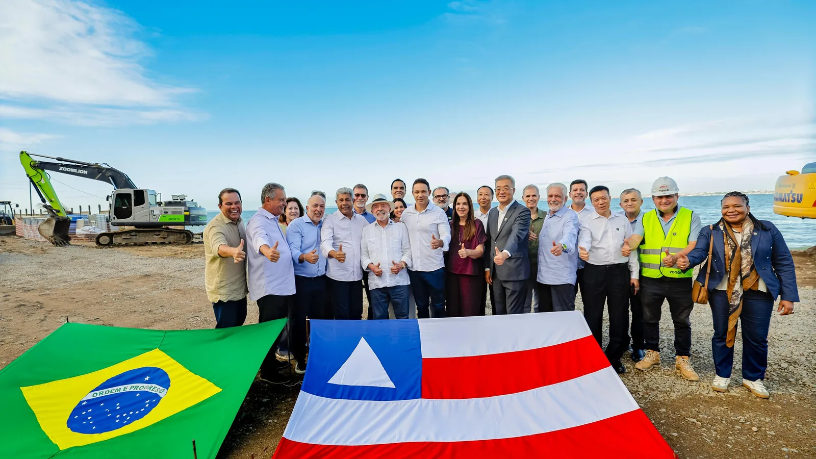 Vista da Baía de Todos os Santos, onde será construída a ponte Salvador–Itaparica