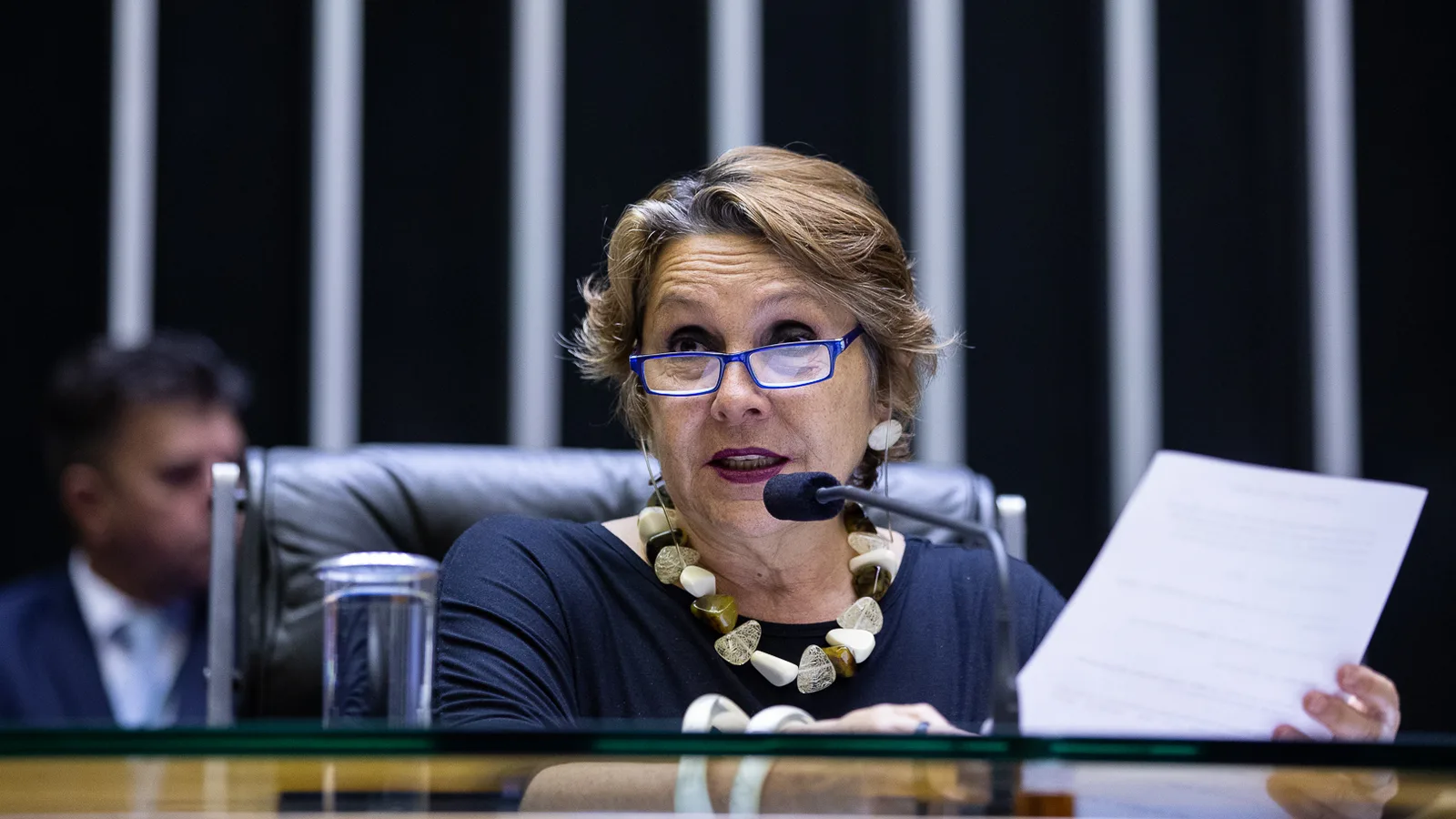 Plenário da Câmara dos Deputados durante sessão