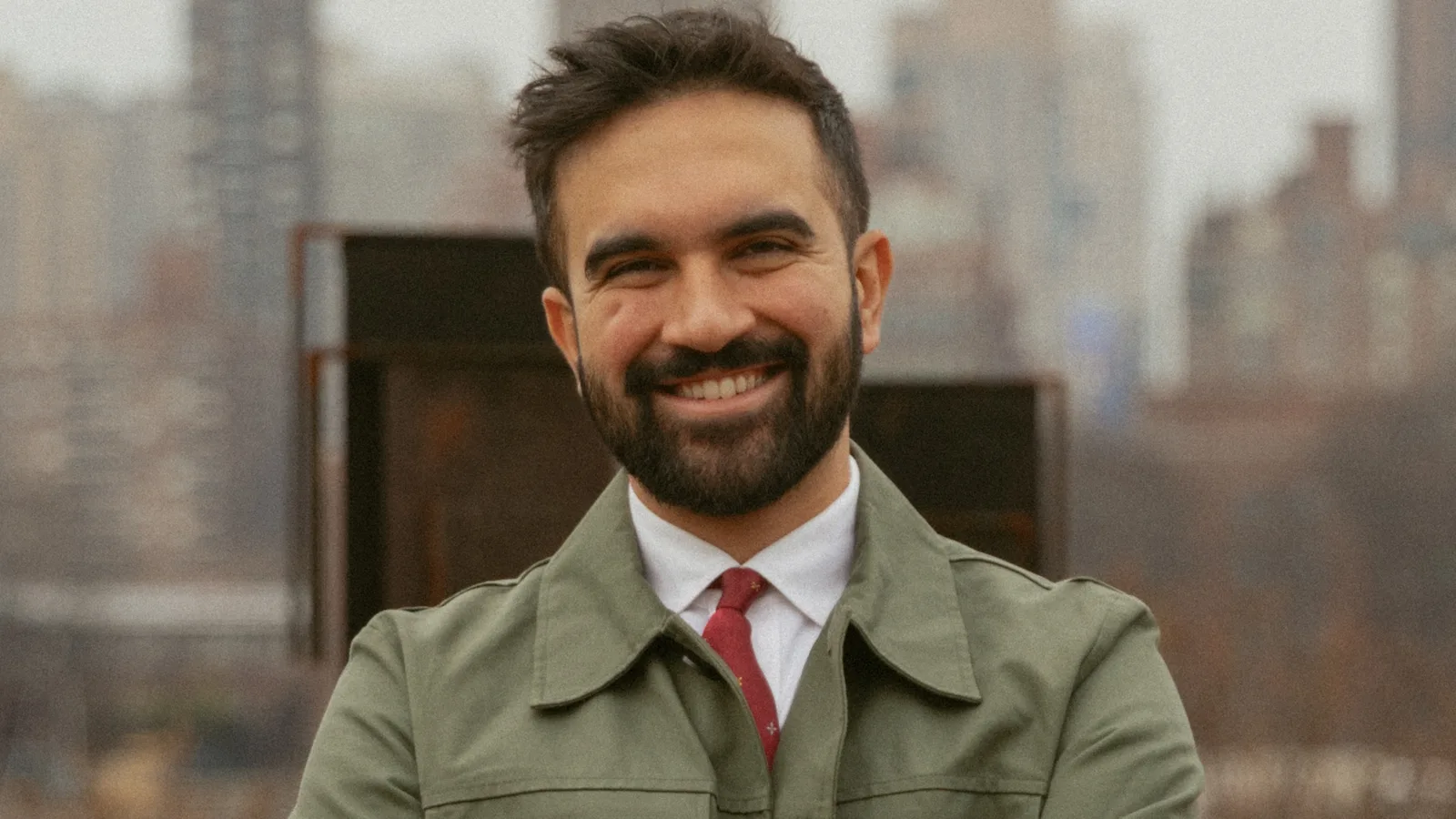 Retrato de Zohran Mamdani